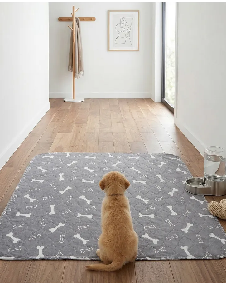 Dog using pad on first try
