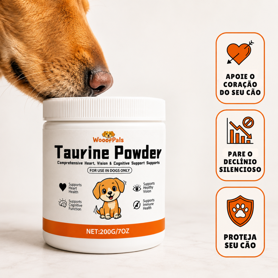 WooofPals™ Taurine for Dogs — Cardiac Support and Longevity