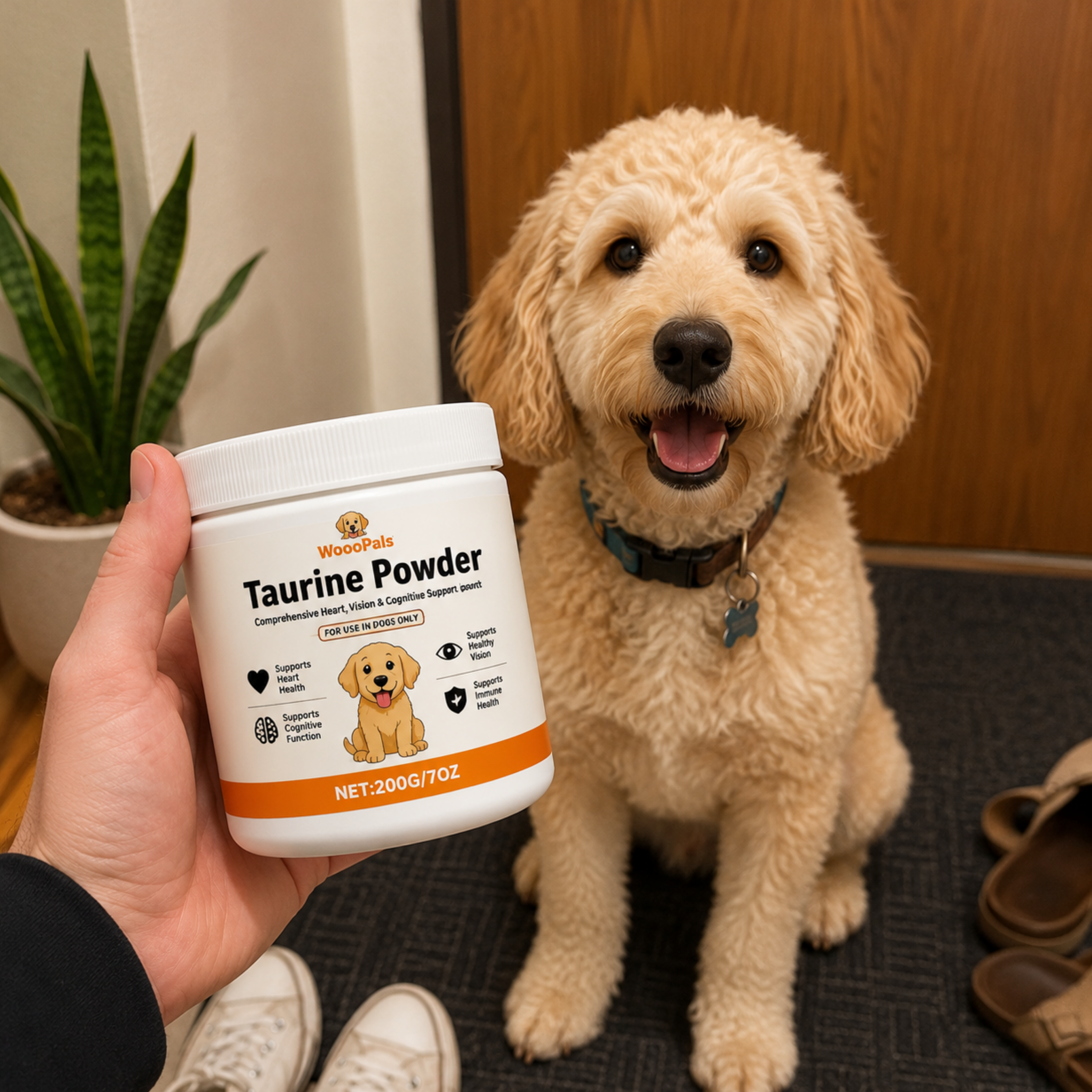 WooofPals™ Taurine for Dogs — Cardiac Support and Longevity